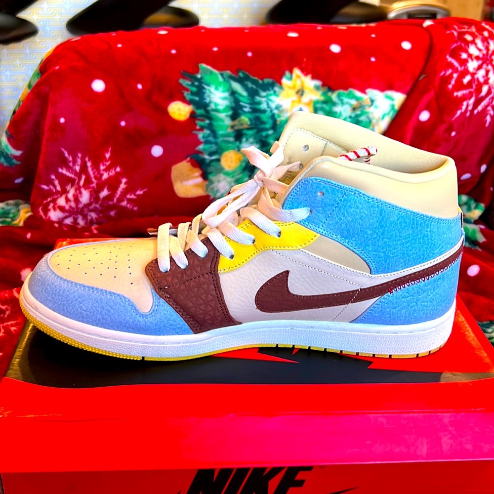 Air Jordan 1 Mid Fearless Maison Chateau Rouge